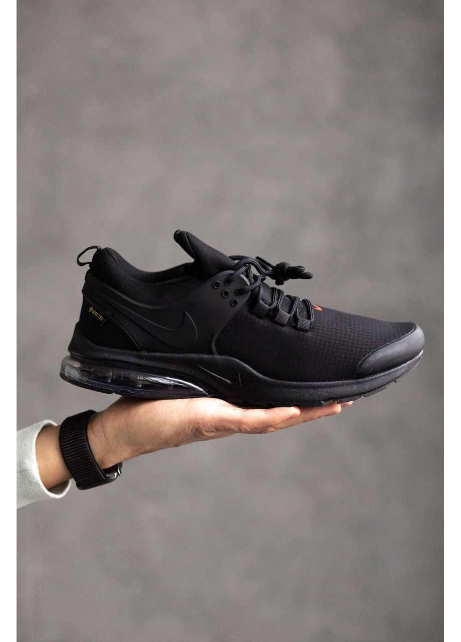 Черные демисезонные кроссовки мужские nike air presto gore-tex black найк аир No Brand