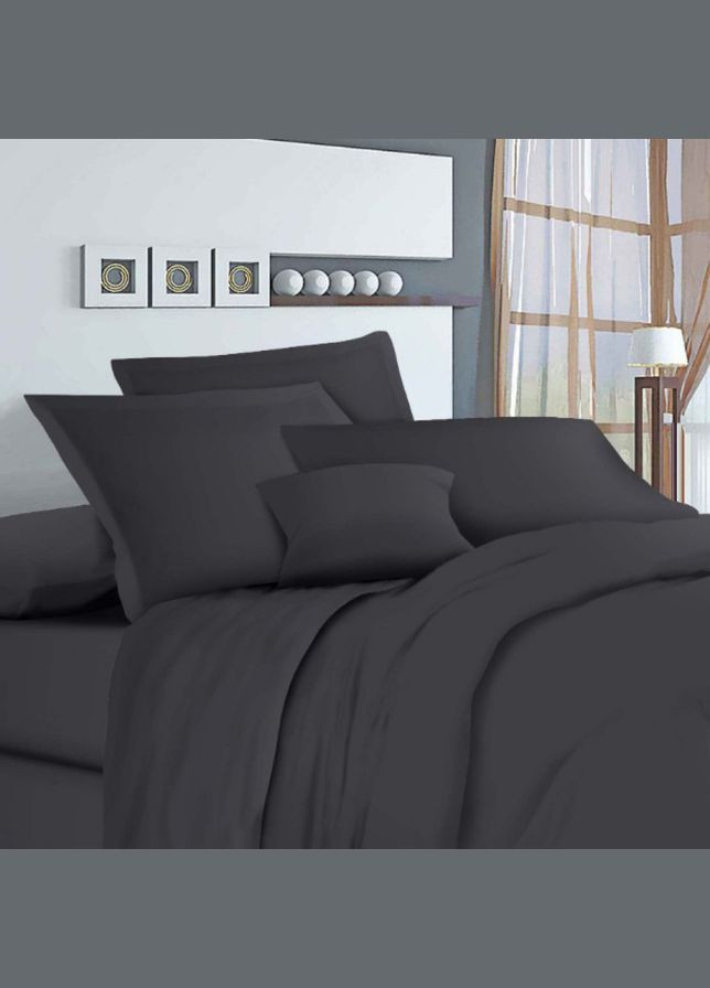 Простирадло на гумці Manner Graphite бязь 90х200 см (93949460) SoundSleep (307088852)