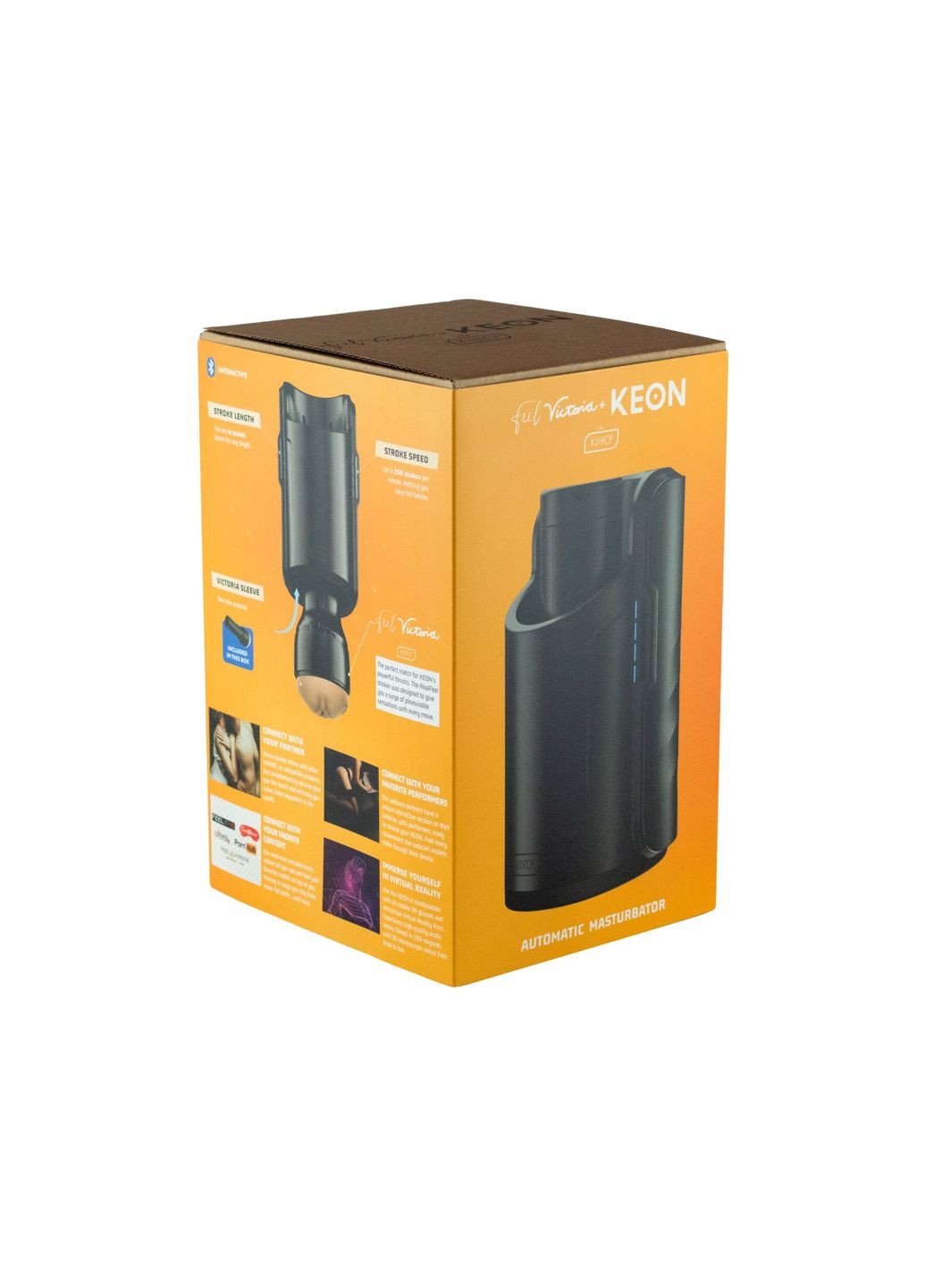 Интерактивная секс-машина для мужчин Keon Combo Set с мастурбатором Feel Victoria Kiiroo (369948835)