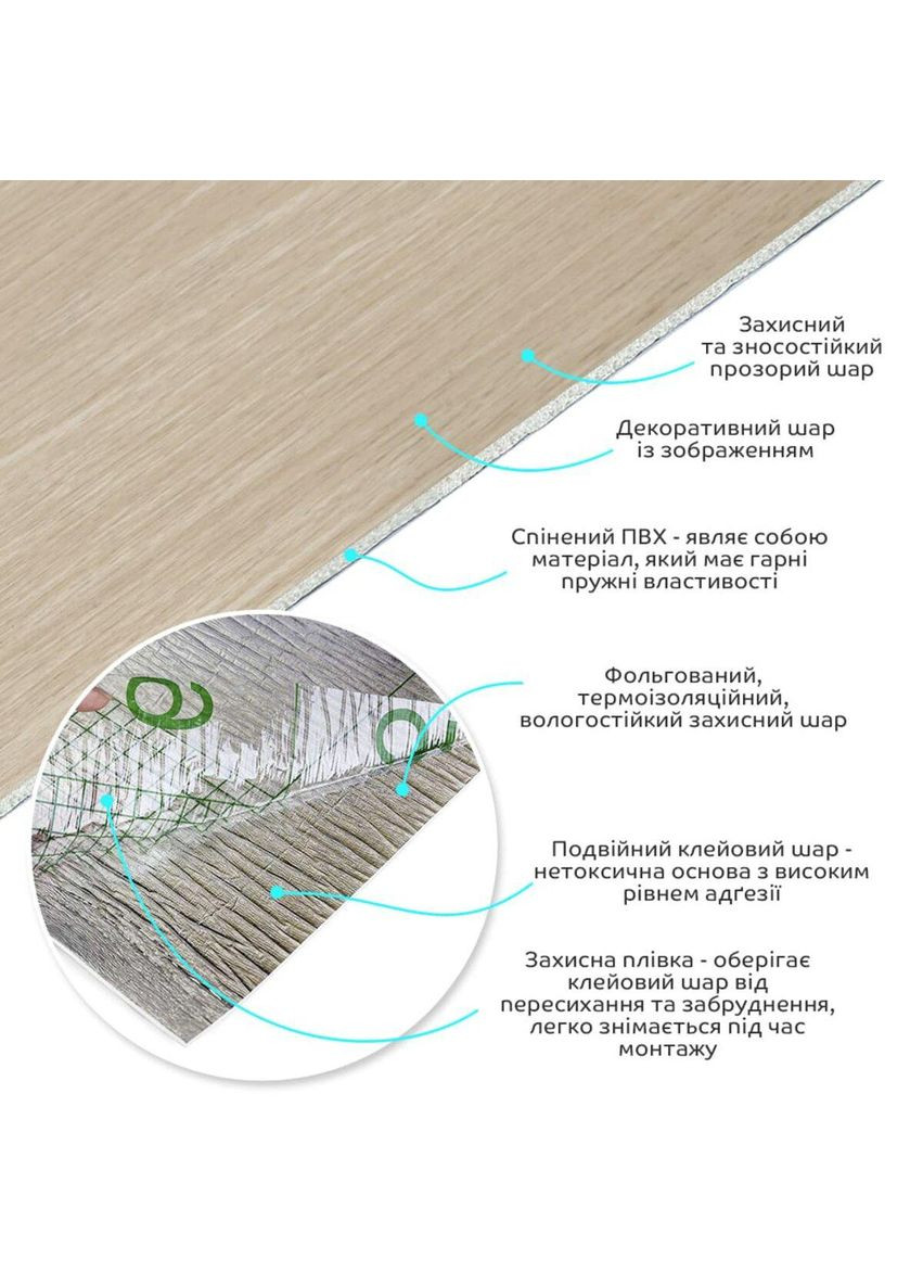 Самоклеюча вініловая плитка в рулоні 600х3000х2мм SW-00002046 Sticker Wall (329895050)