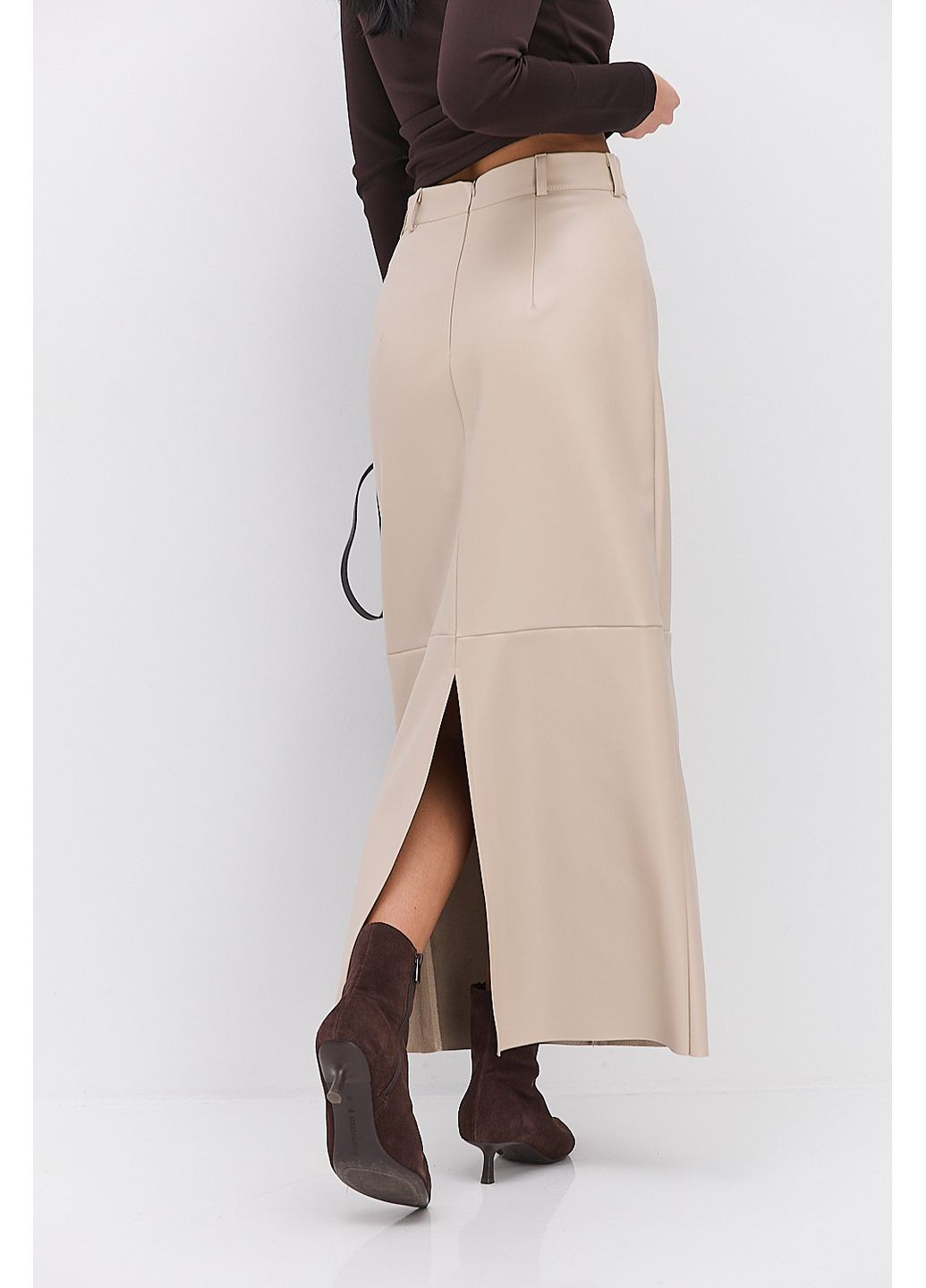 Довга спідниця-олівець з екошкіри Arjen (370984625)