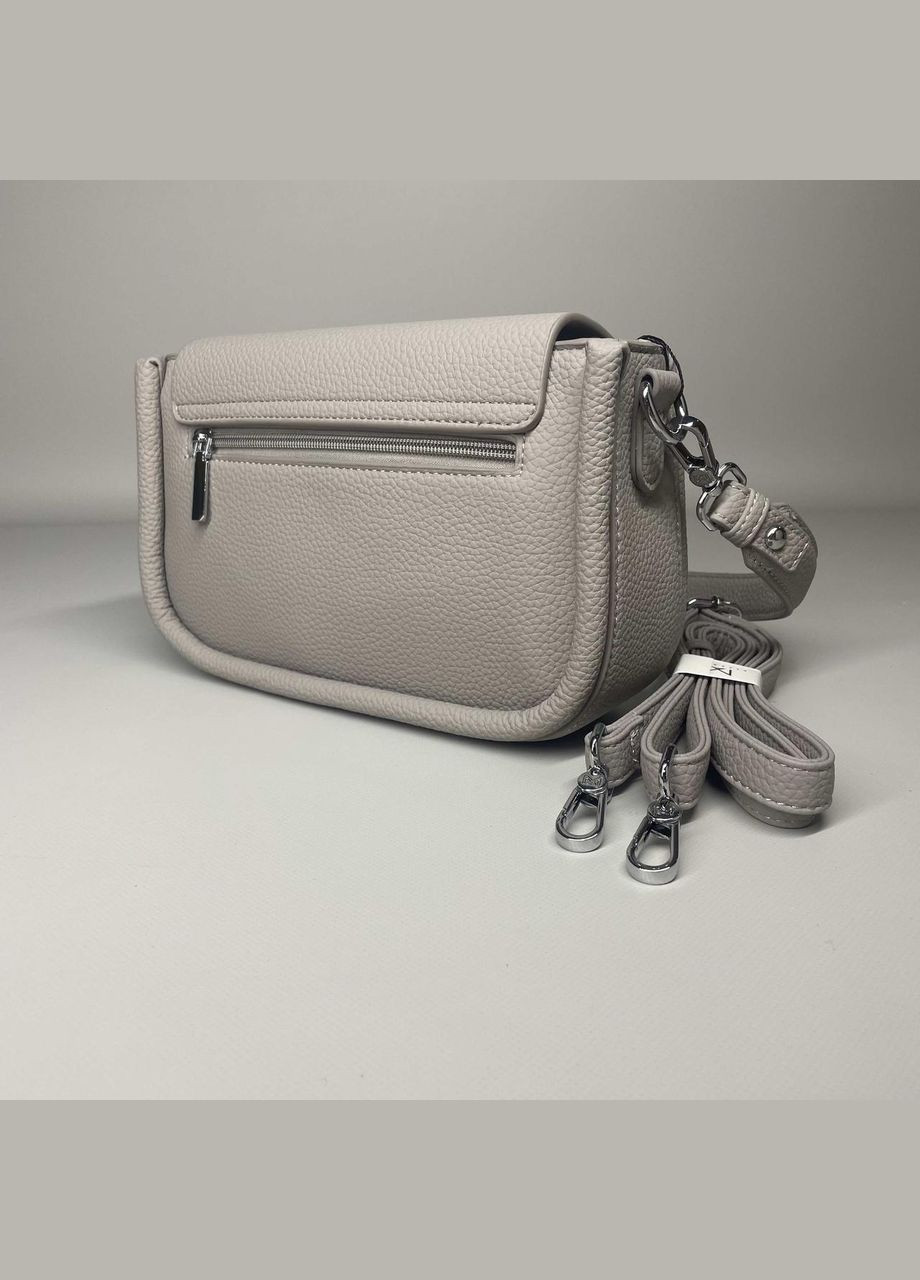 Жіноча сумка крос-боді з тильною кишенею та плечовим ременем сіра Alex&Mia (322768911)