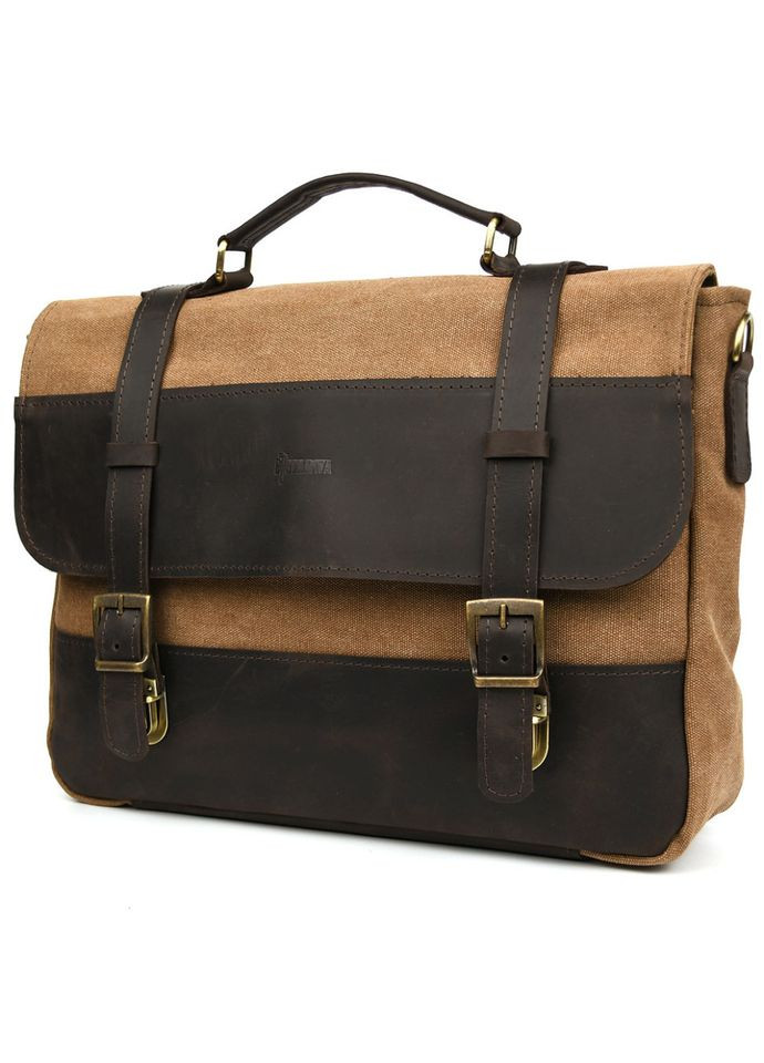 Мужской портфель из конваса и кожи наппа RCC-3920-3md TARWA (370156362)