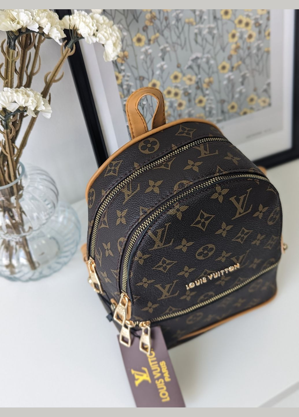 Луи Витон Backpack Mini рюкзак женский (цвет коричневый) No Brand (318536099)