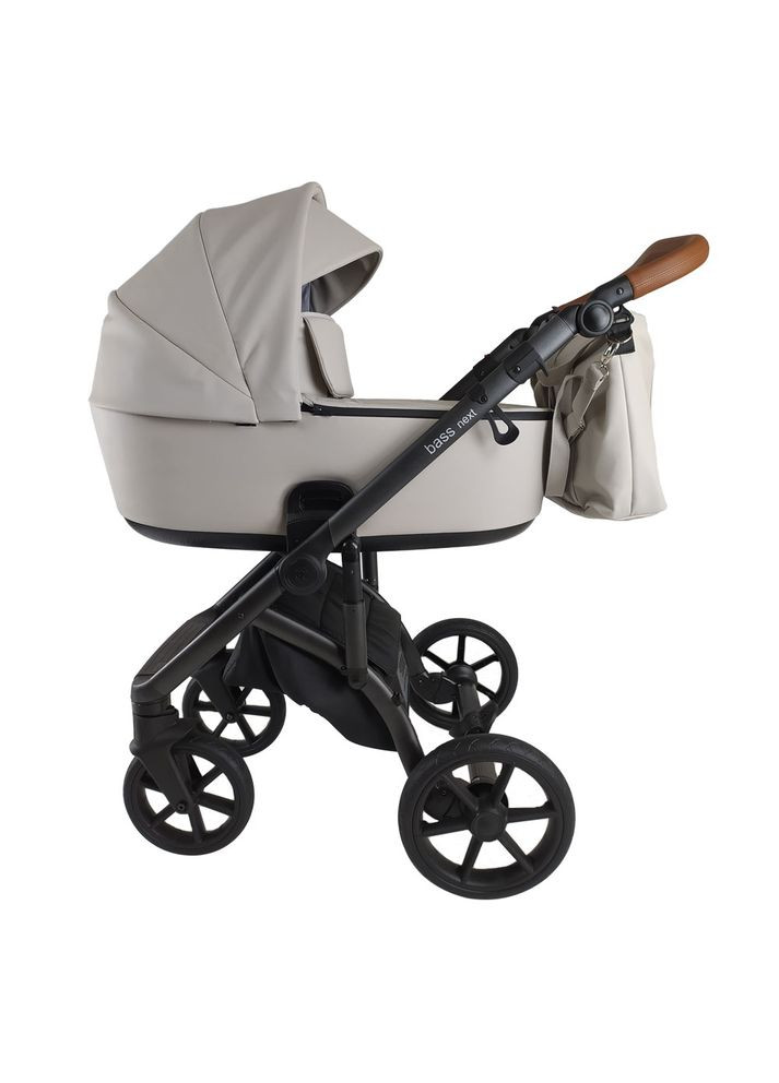 Універсальна коляска 2в1 Bass Next Perl Dark Grey, екошкіра () Roan R-BN-PD (337308668)