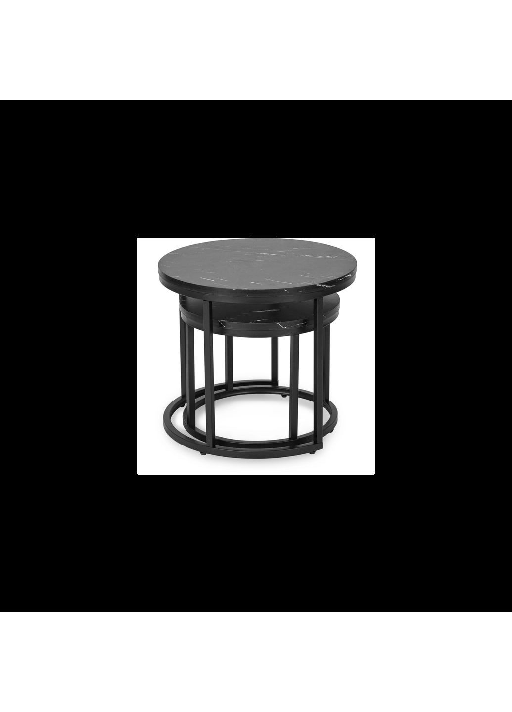 Журнальний столик AMARO чорний (ефект мармуру)/чорний (к-кт) AMAROCC Signal (372178015)