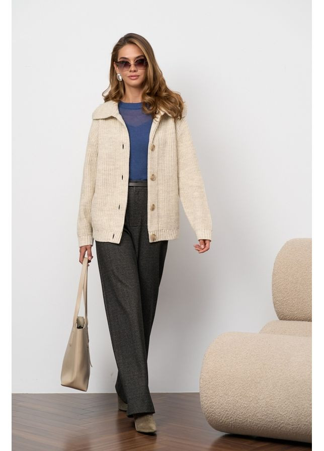 Бежевый демисезонный кардиган Triko Bakh