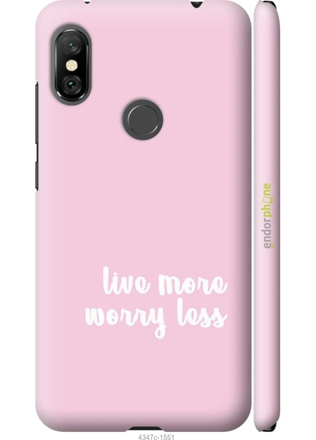 Чохол на Xiaomi Redmi Note 6 Pro Живи більше "4347m-1551-70447" Endorphone (387697803)