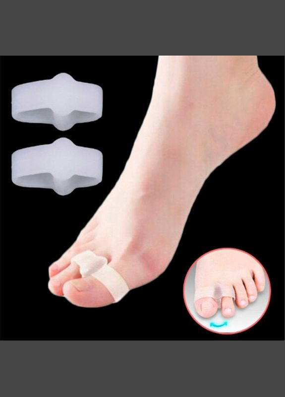 Міжпальцева силіконова перегородка коректор для великого та другого пальців на нозі No Brand (314872854)