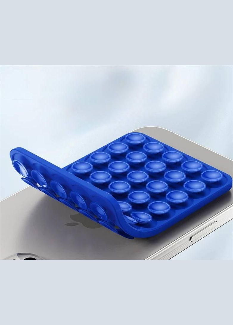 Тримач ліппер з присосками – зручний тримач із двосторонніми присосками блакитний No Brand (326803391)