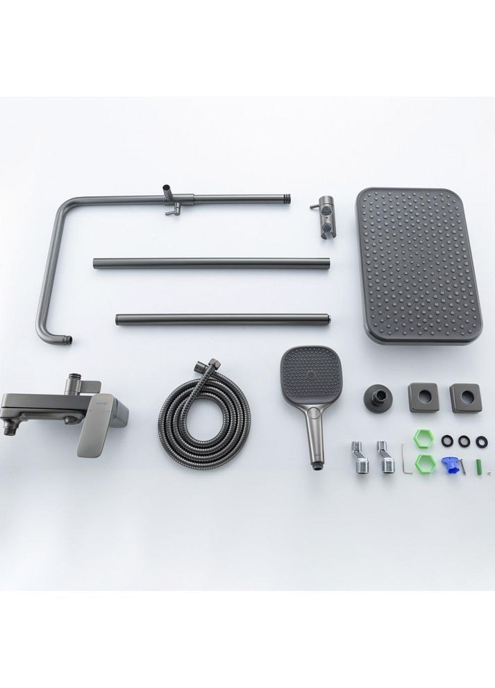 Душова система G2428-9, 3 функції, латунь, оружієва сталь GAPPO (372994988)