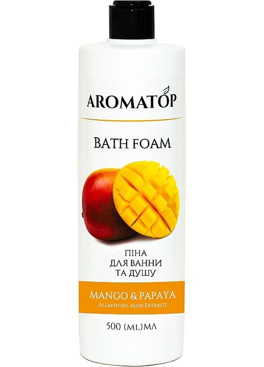 Піна для ванни та душу "Манго-Папайя" Bath Foam 500ml (1409594-25428232) AROMATOP (368637384)
