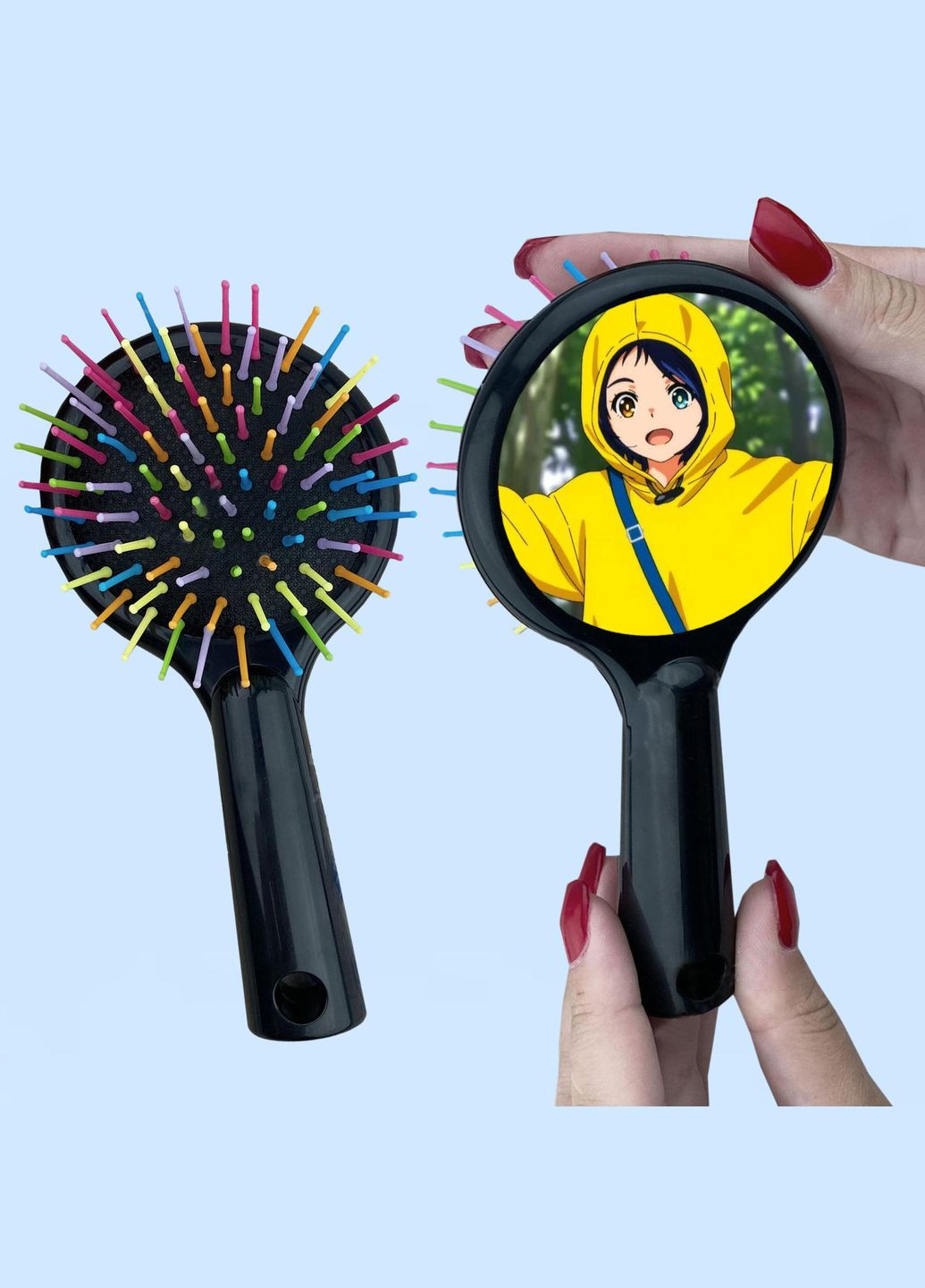 Расческа для волос Аниме Приоритет чудо яйца #0001 черный No Brand (315041798)