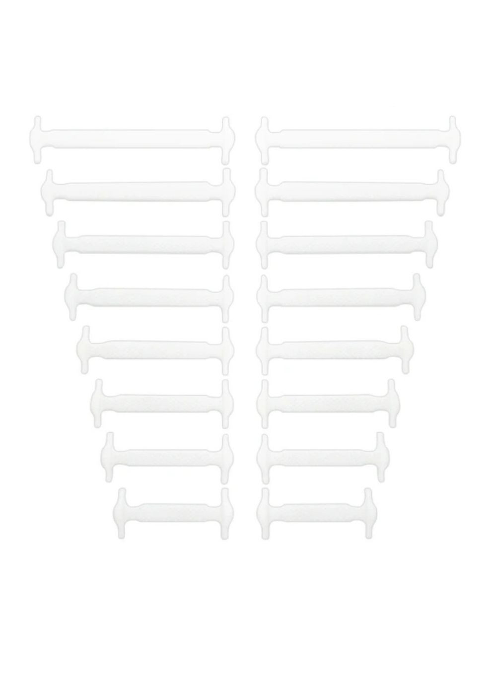 Шнурки силиконовые ленивые 16 шт China (356567605)