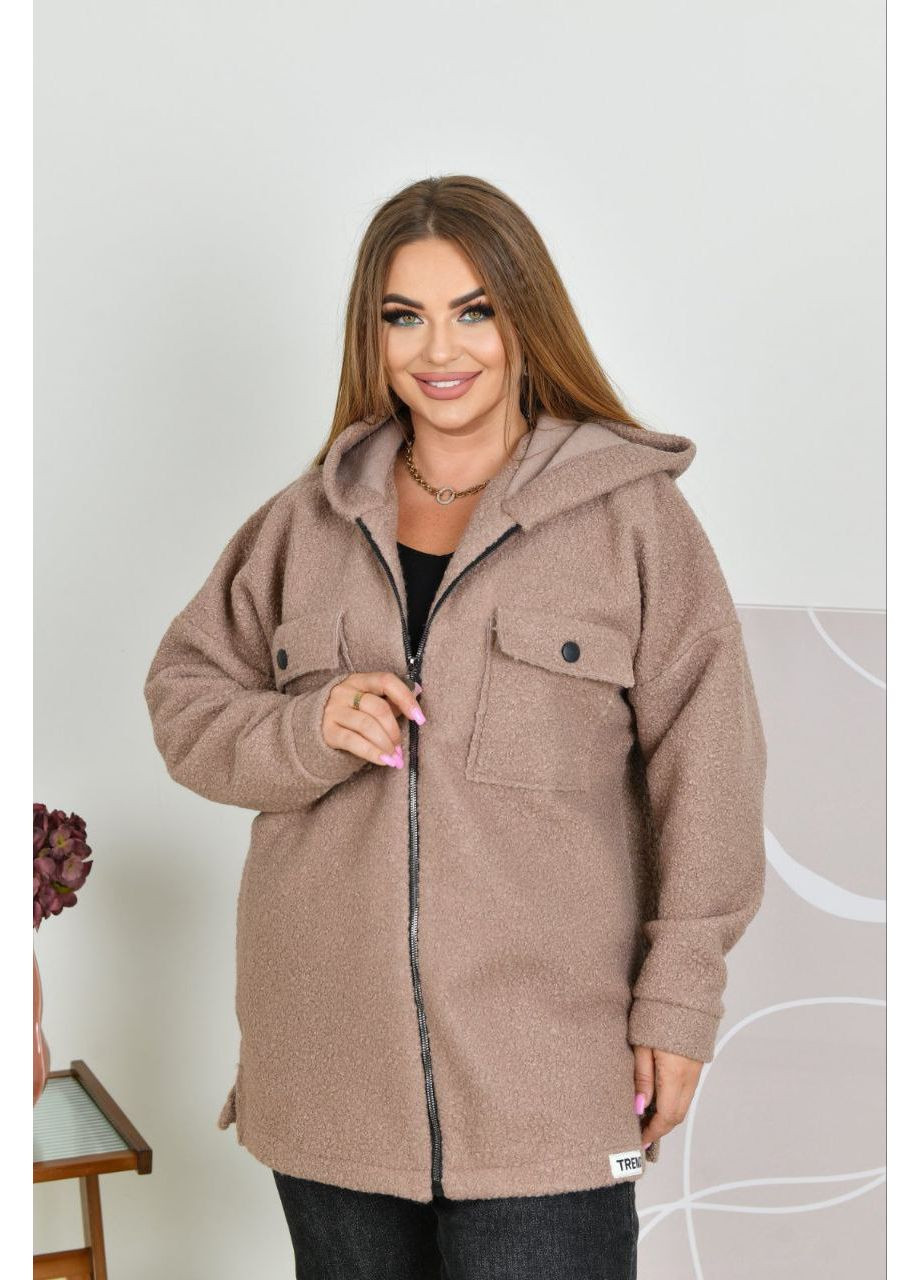 Кофейный демисезонный кардиган No Brand