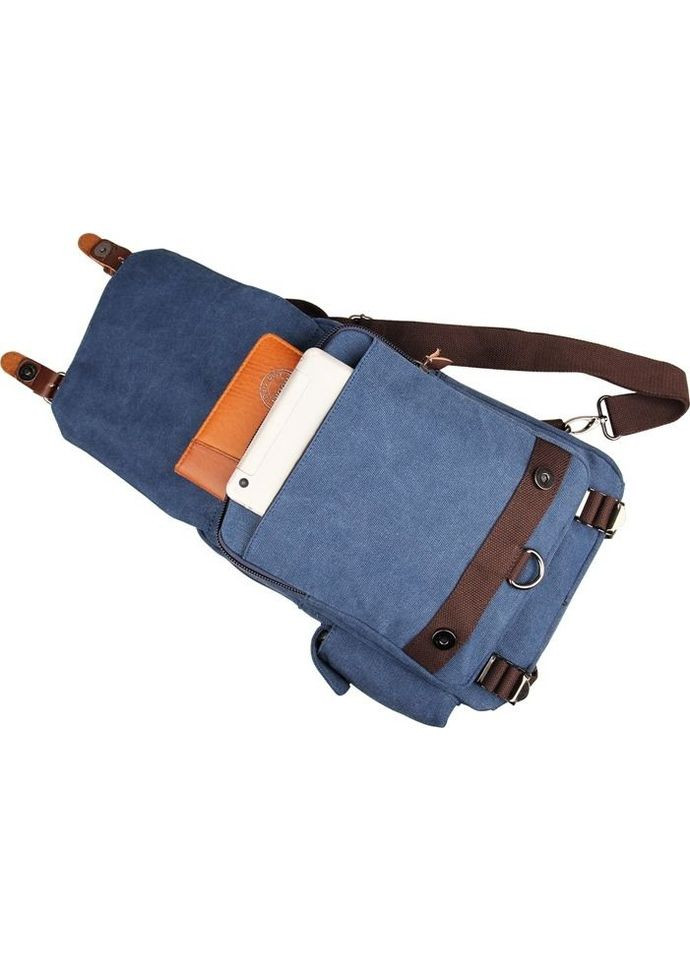 Рюкзак мужской тканевый сумка через плечо слинг 14482 Vintage (302257646)