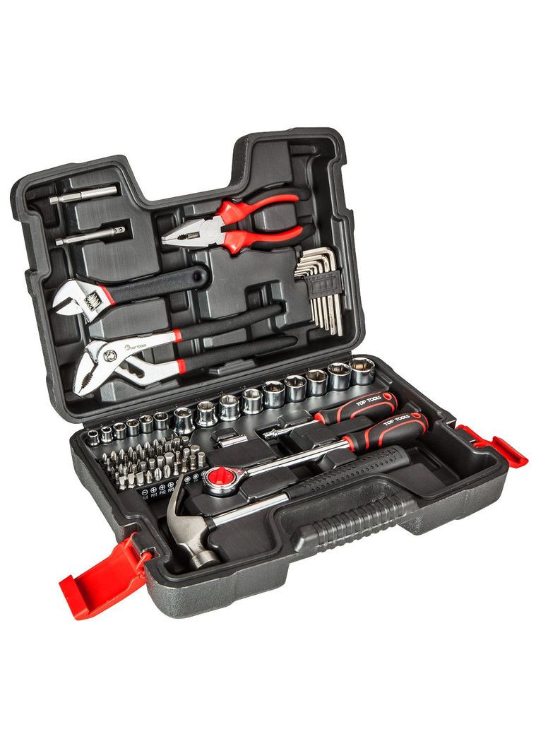 Набор инструментов (1/2", 81 предмет) универсальный (25352) Top Tools (327874562)