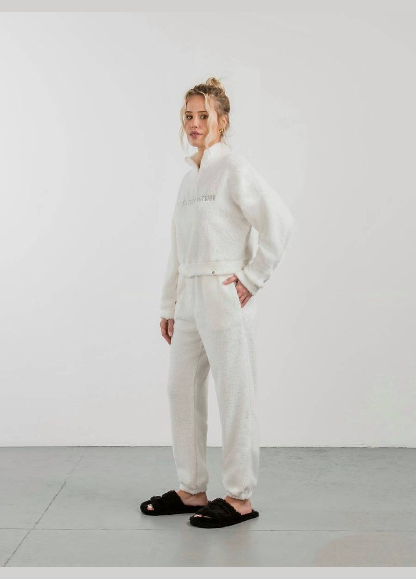 Молочний демісезонний піжамний комплект Romashka Снедж