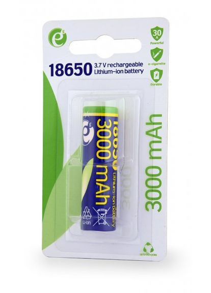 Аккумулятор электрический EG-BA-18650-10C/3000 EnerGenie (333824731)
