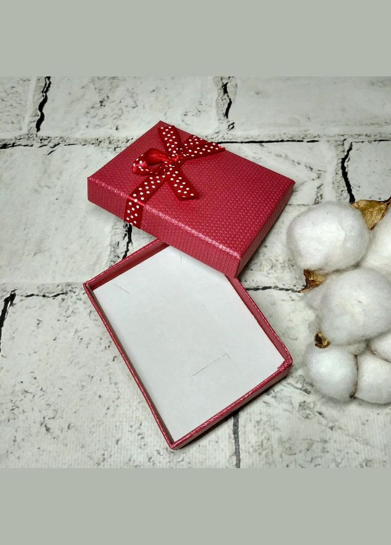 Подарункова коробка для прикрас біжутерії 9х7х2,7 см Червона No Brand (327368185)