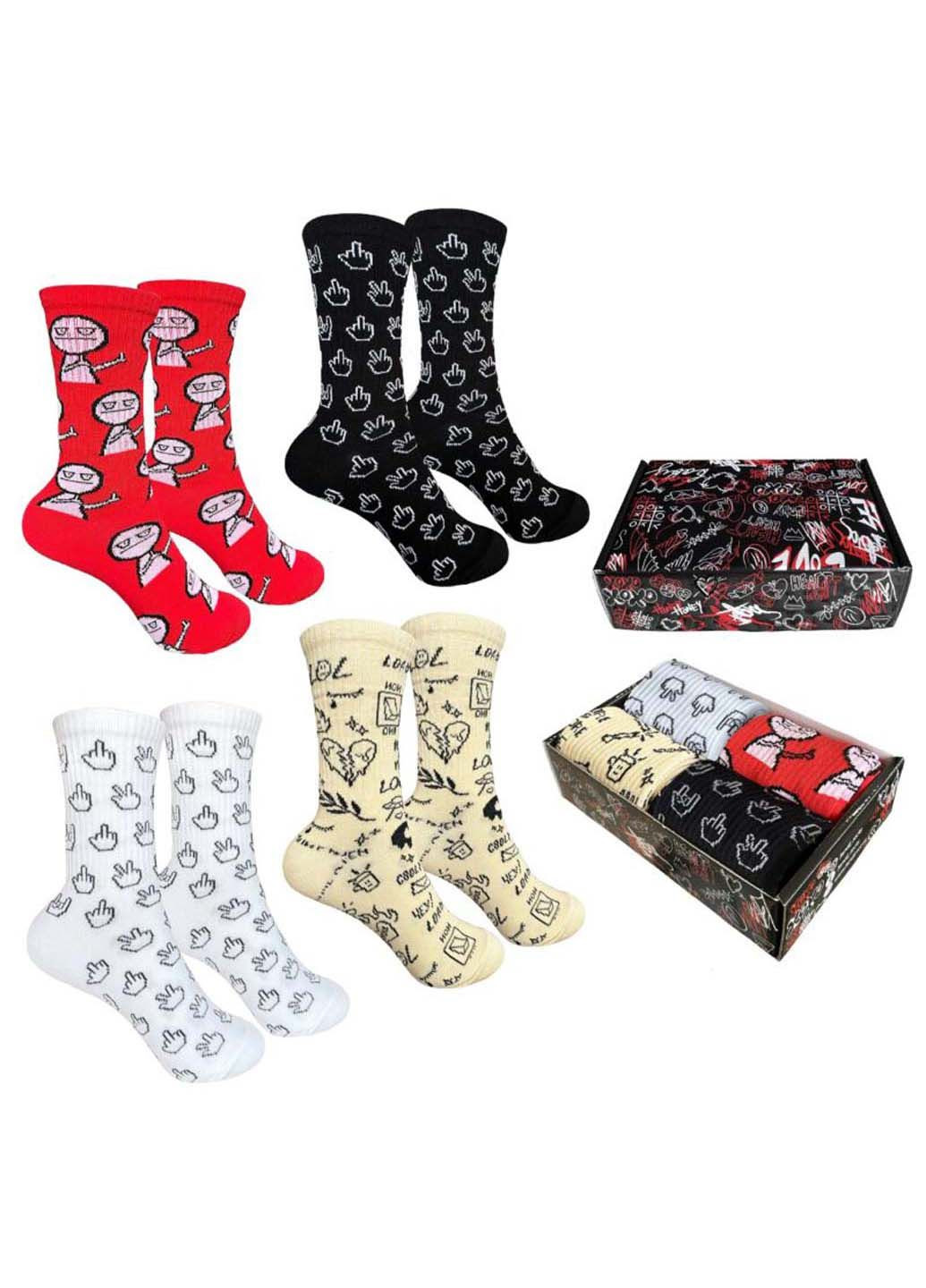 Комбіновані шкарпетки жіночі 1and1 (348467277)