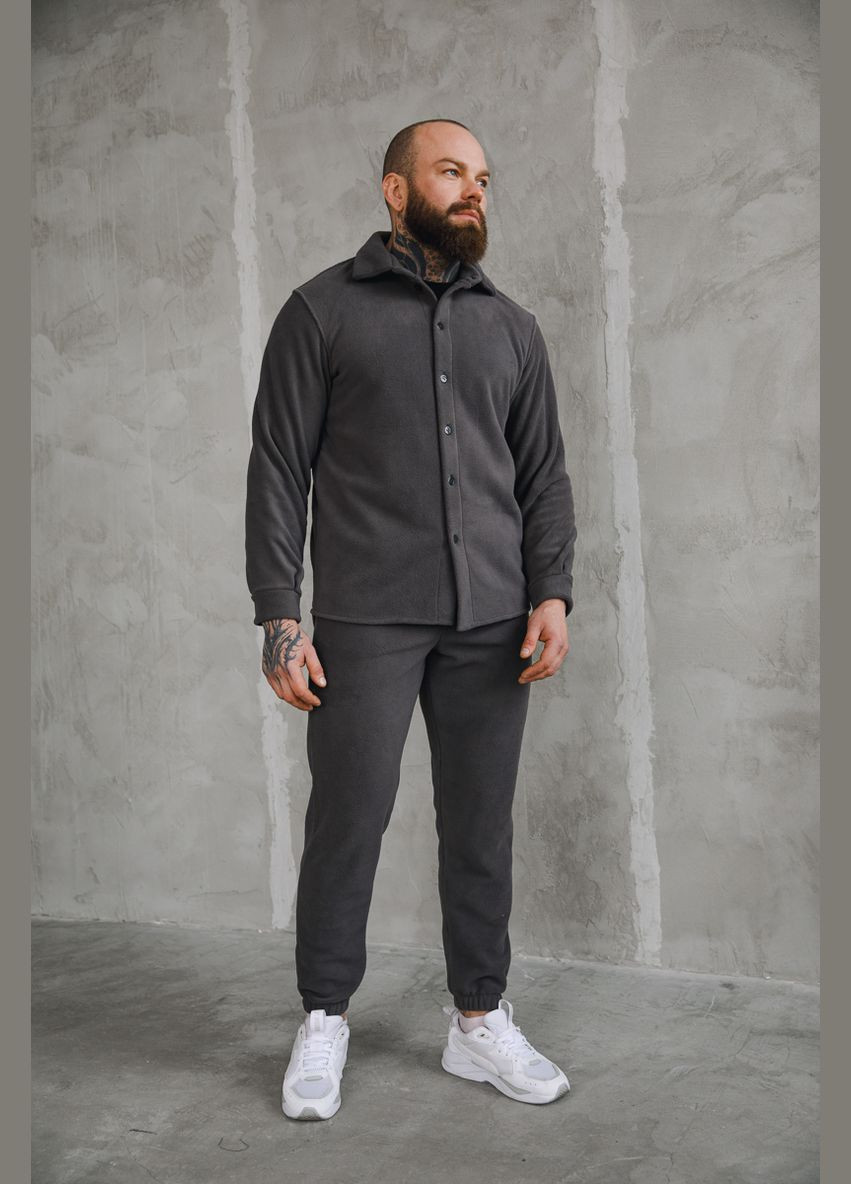 Костюм чоловічий флісовий No Brand спортивный костюм (311505829)
