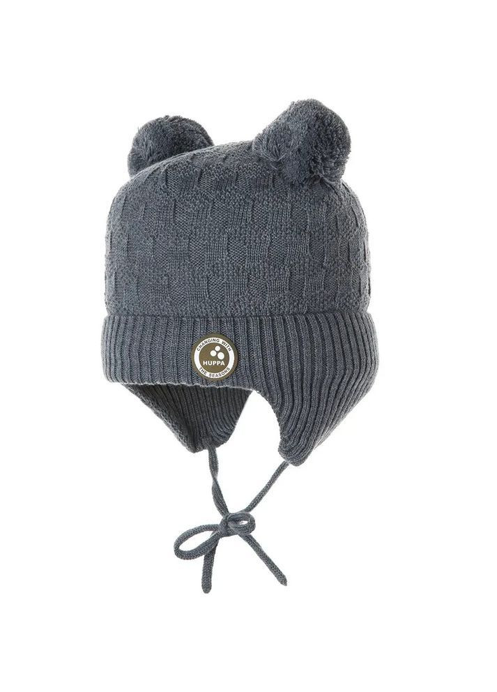 Вязаная шапка Remy, р.XS, темно-серый () Huppa 94370008-00018-0XS (366525194)