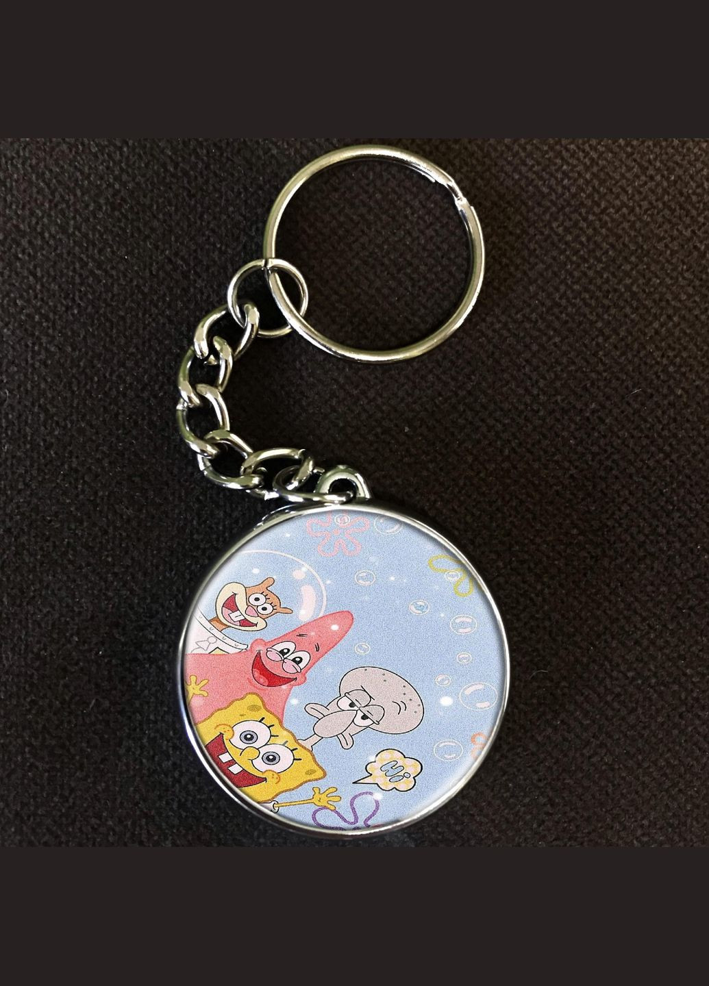 Брелок Губка Боб #02 silver No Brand (327220374)