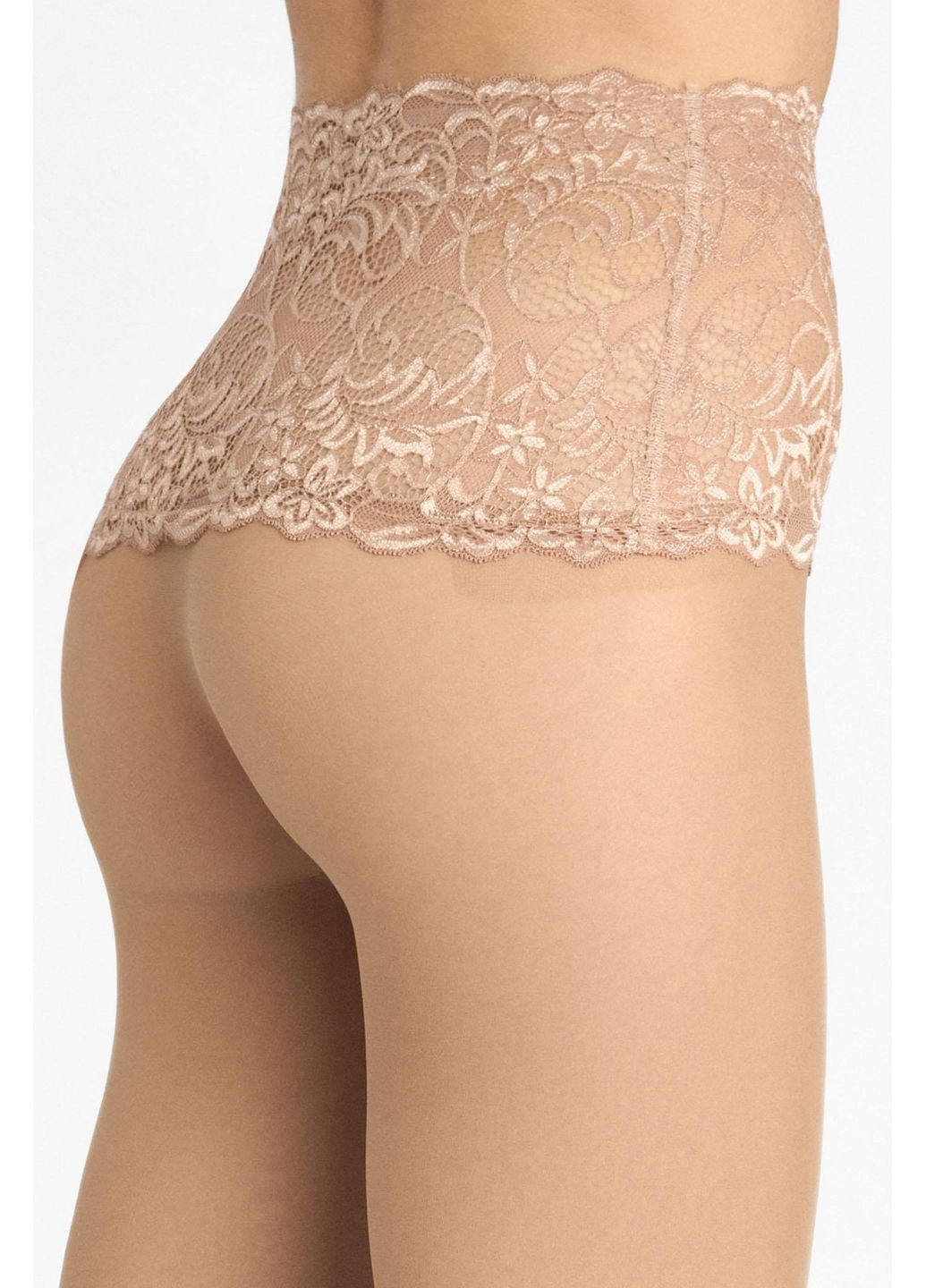 Колготки бесшовные с широким кружевным поясом SLIM EMOTION 30 Marilyn (349500996)
