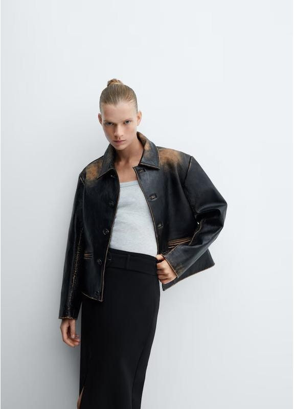 Чорна спідниця юбка міді олівець з розрізом по фігурі базова Mango (370796416)