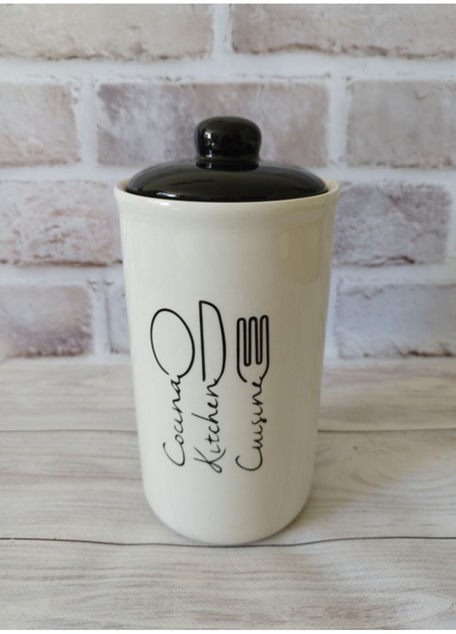 Банка для сипучих продуктів Bon Appetit кераміка 950мл S&T (353747761)