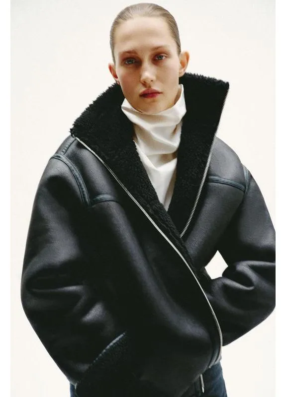 Двостороннє пальто zw collection Zara (362567522)