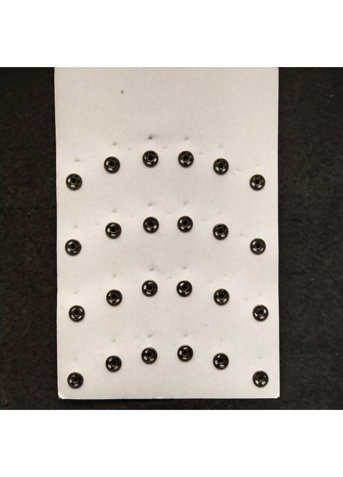 D=7,5мм, пришивные застежки-кнопки для одежды 24шт металл цвет Антик Plus-plus (352747291)