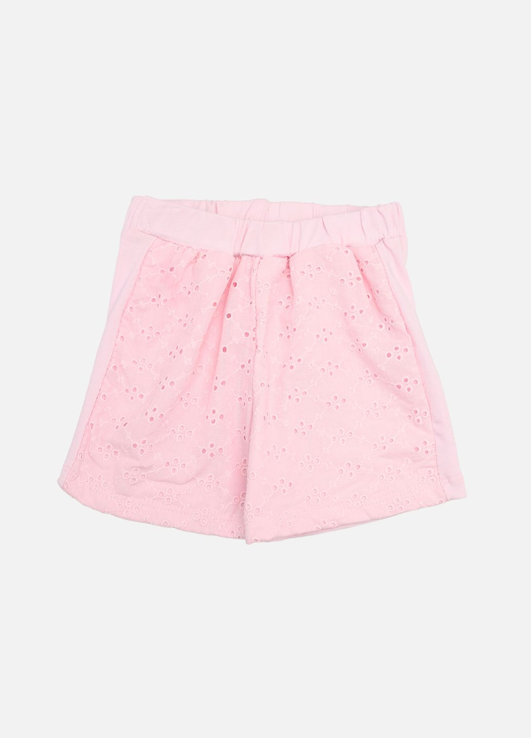 Світло-рожевий літній костюм з шортами для дівчинки колір світло-рожевий цб-00274514 Iggy