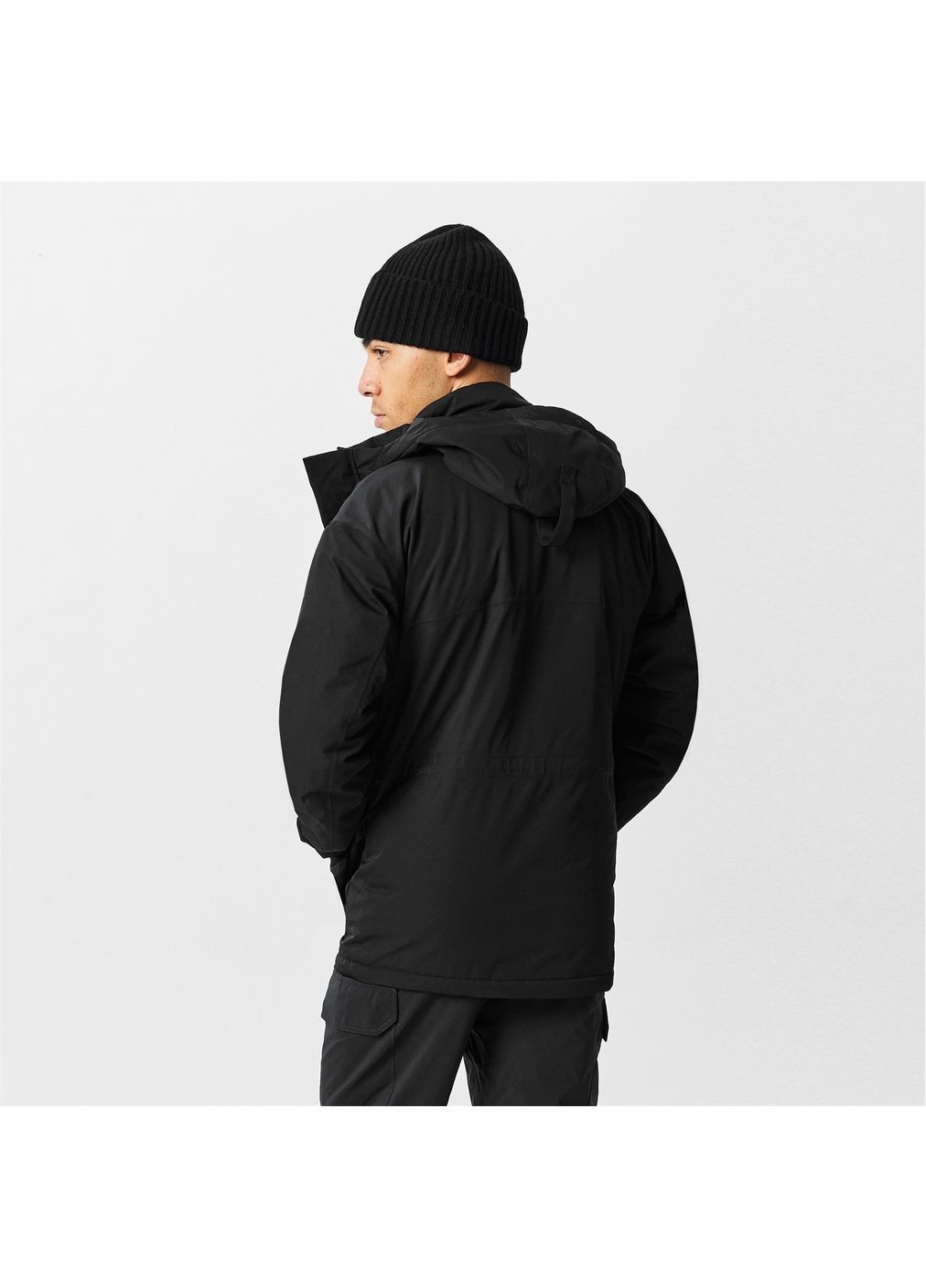 Чорна куртка tundra waterproof parka mens Karrimor