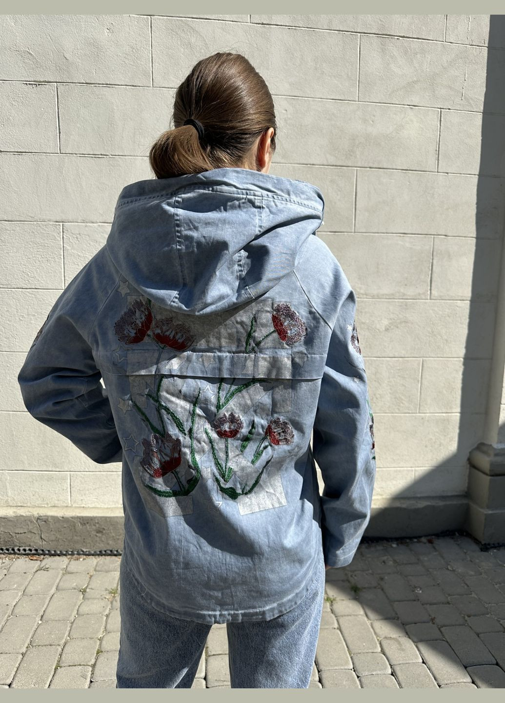 Голубая демисезонная куртка New Collection