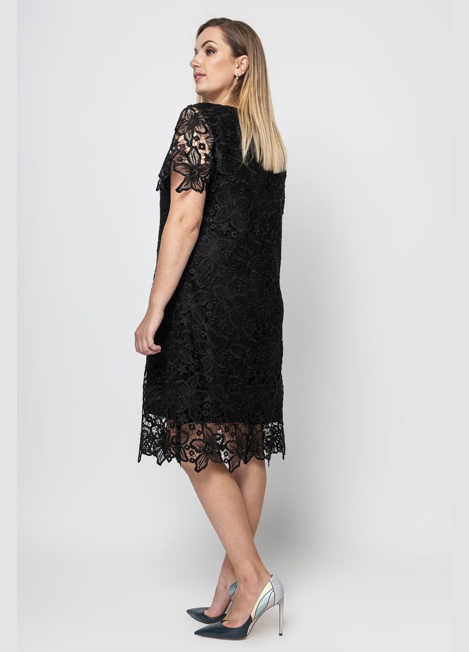 Черное вечернее платье элен 52/54 черный 0240 Vlavi