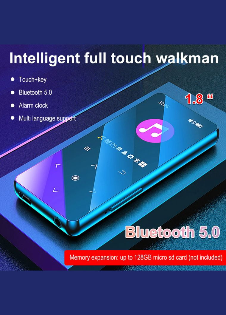 Музичний плеєр MP3 сенсорний із Bluetooth 5.0 No Brand (334010967)