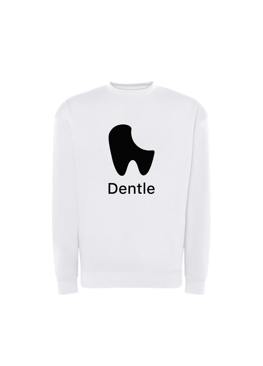 Білий світшот з принтом "dentle". з гумором про apple (10035935092) ТiШОТКА (365435845)