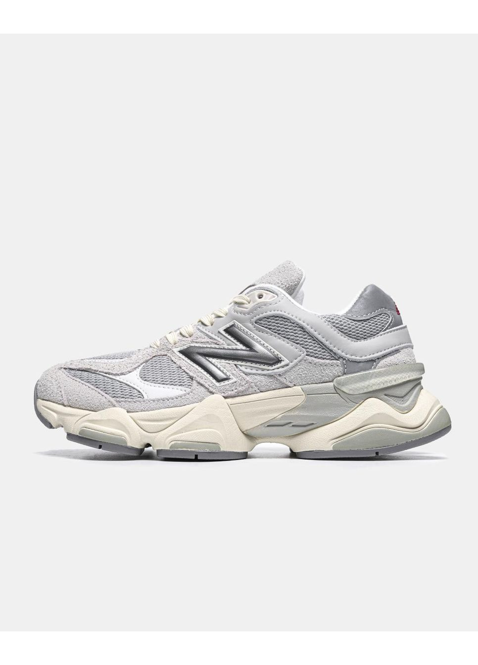 Серые демисезонные кроссовки мужские new balance 9060 lunar new year grey v2 нью беланс 9060 No Brand