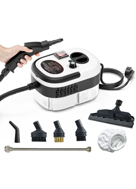 Пароочисник Stream Cleaner SC-002 з 7 насадками 1.2L 2500W White (3_06311) No Brand (395878040)