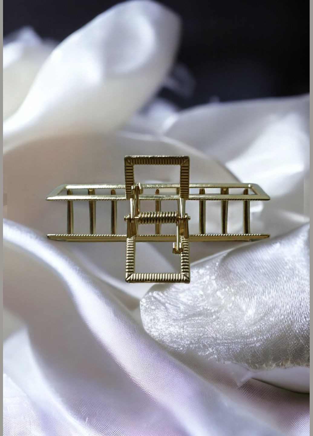 Заколка краб для волос "Завтрашний день", прямоугольная, 9х4 см Анна Ясеницька (285720590)