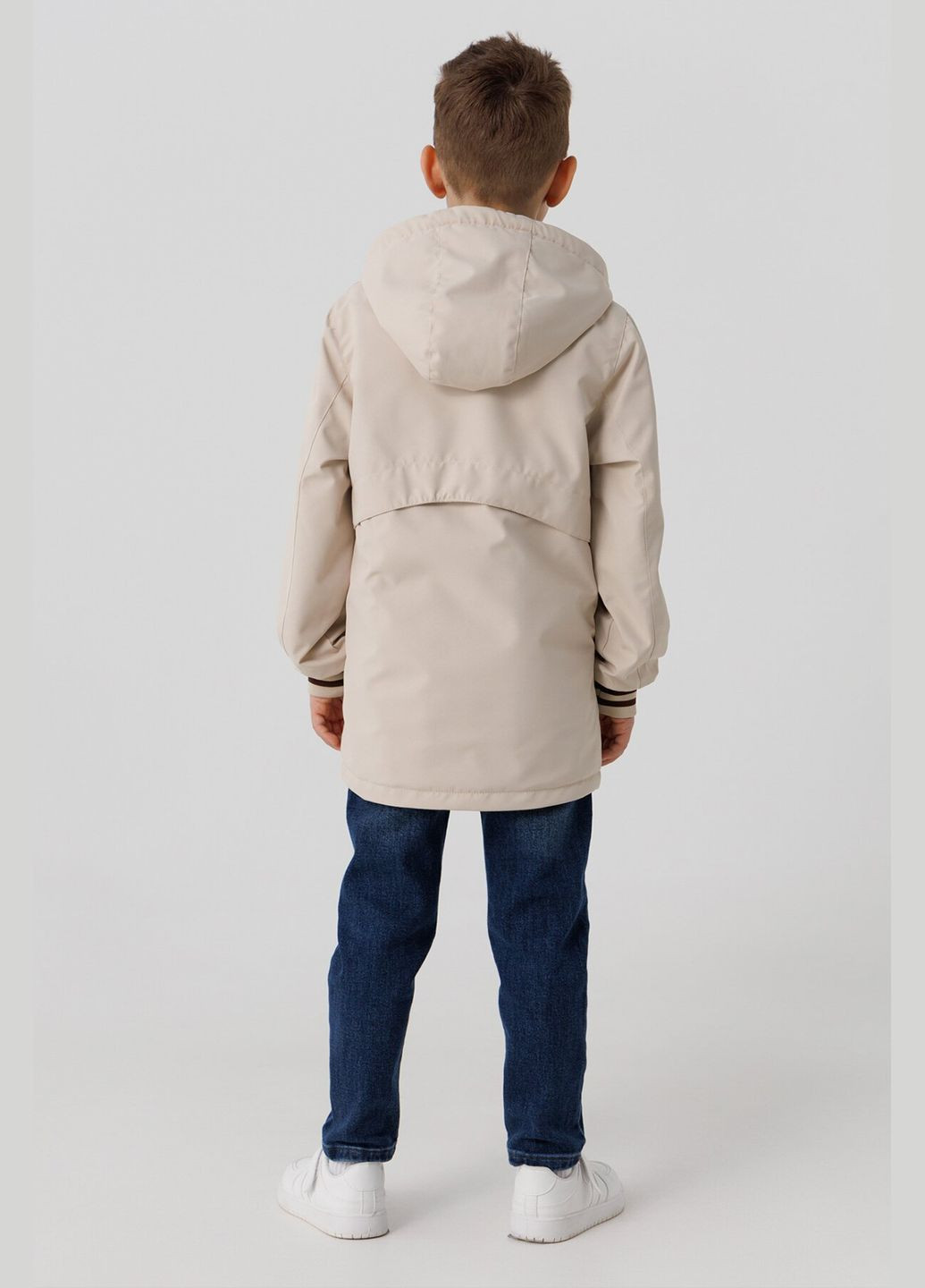 Бежева демісезонна куртка для хлопчика 23-70 140 см (2000990284945d) shop (2000990284945) No Brand