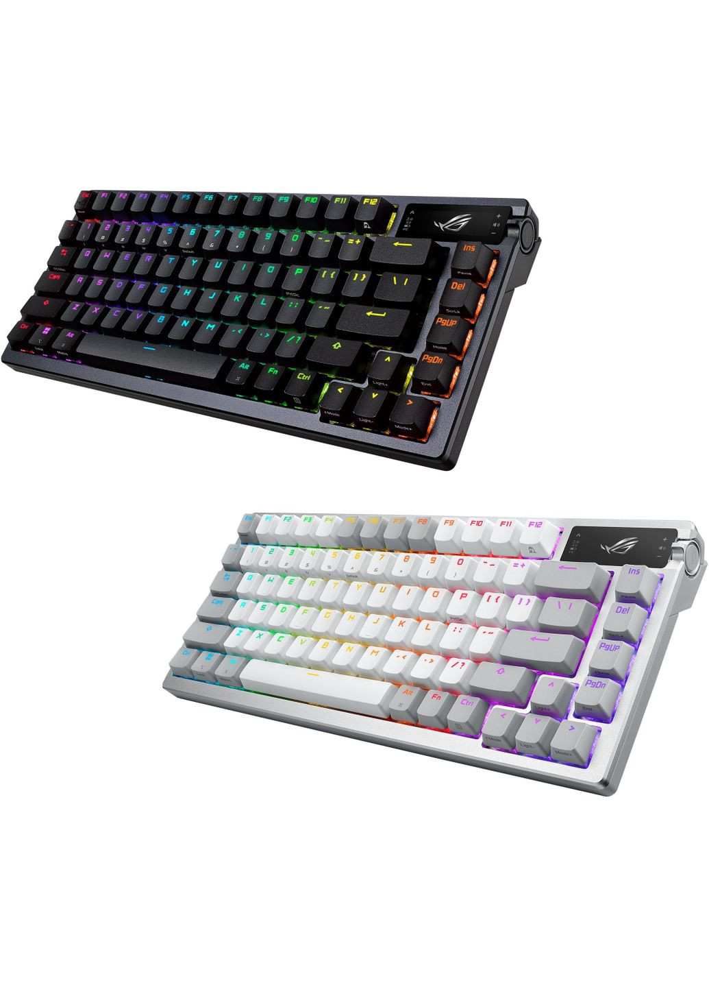 Клавиатура беспроводная ROG Azoth RGB WL BT White (90MP031ABKUA11) Asus (314979493)