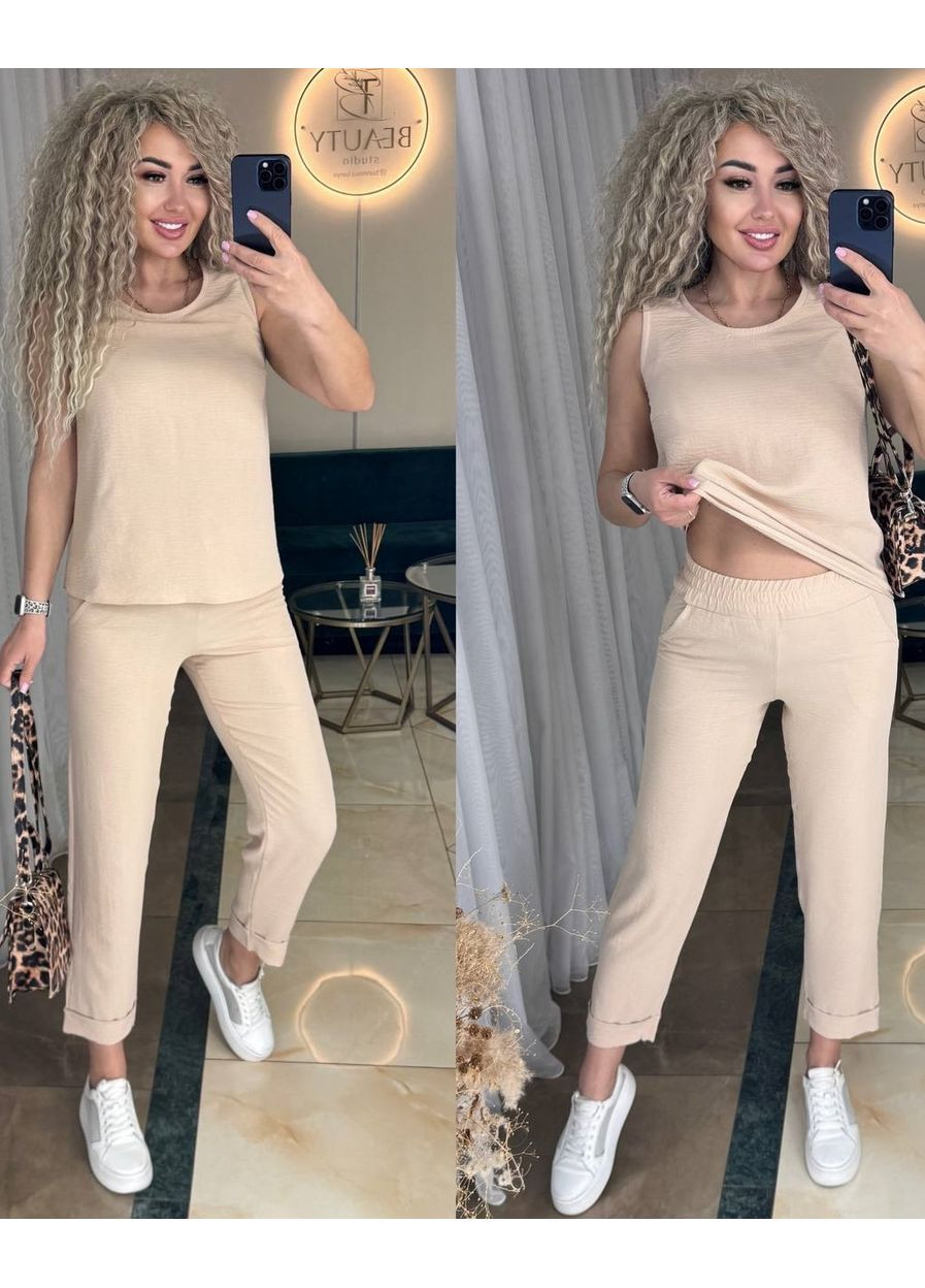 Костюм женский из легкой дышащей тканей не просвечивается No Brand (348781192)