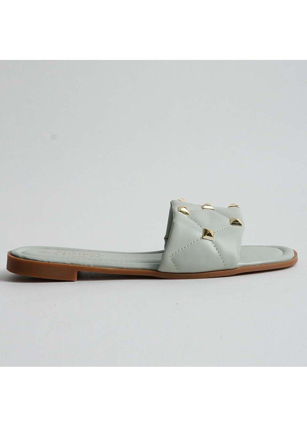 Зеленые шлепанцы женские Fashion