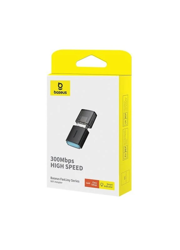 Wi-Fi адаптер FastJoy Series 300Mbps дводіапазонний 2.4GHz/5GHz Чорний Baseus (381042336)