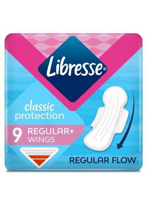 Гігієнічні прокладки Classic Protection Regular 9 шт. (7322541233390) Libresse Classic Protection Regular 9 шт. (268139502)