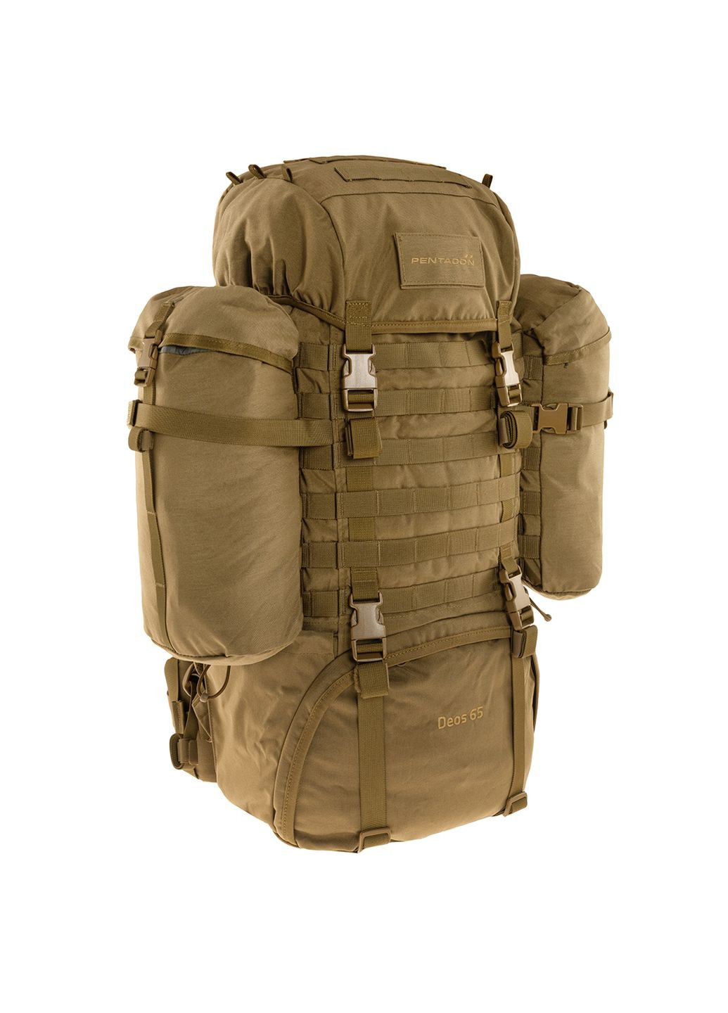 Тактичний Рюкзак Deos 65л 650 x 320 x 180мм Coyote з Дощовиком (K16105-03) Pentagon (348117477)