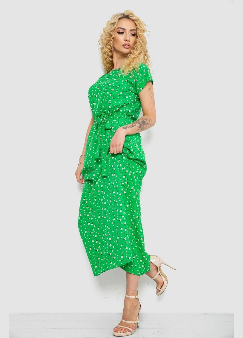 Зелена кежуал сукня з принтом софт Ager